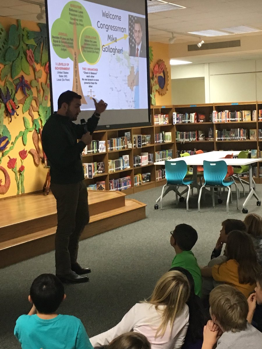 MrsKnetter210's tweet photo. Huge thank you to @tweets2jen for setting up this amazing visit from Congressman Gallagher! And thank you for coming @chairmang, we learned so much! #RockOnWestwood #wdppride https://t.co/fUrbFcmGzU