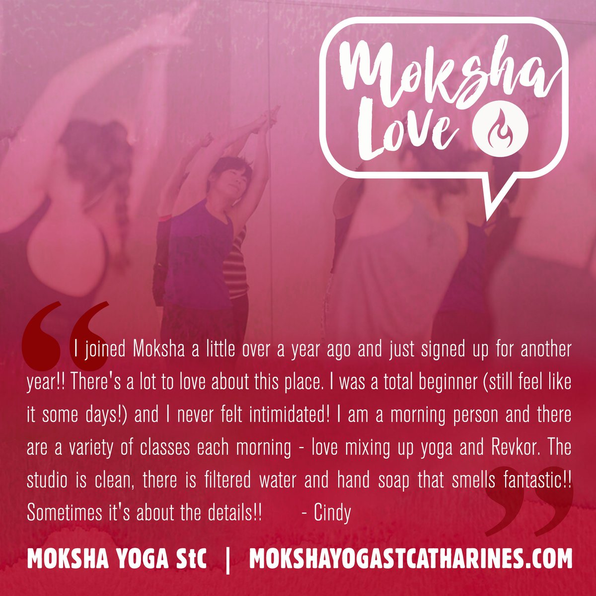 Mix up your routine and try a new class this week! We have a ton of different class types to choose from: goo.gl/JDJhi1. #MokshaYoga #Niagara #MokshaLove #StCatharines