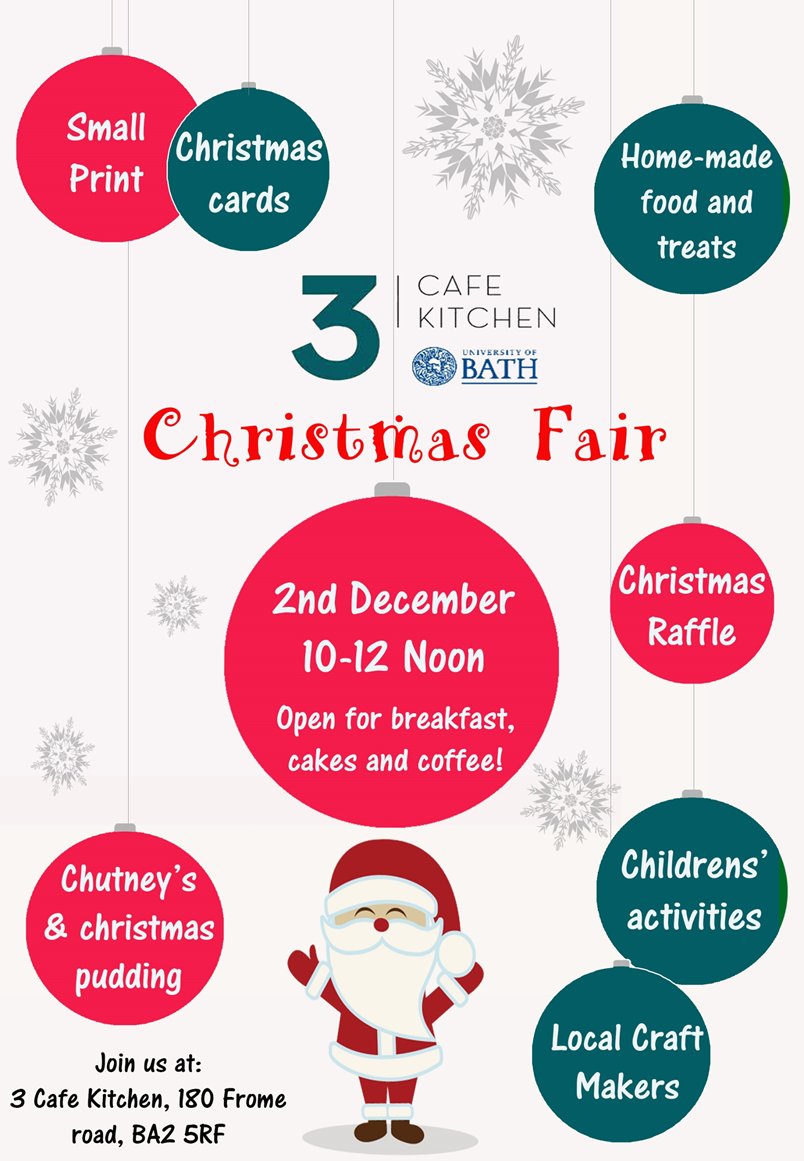 @TheGenesisTrust <a href="/ThreeWaysSchool/">ThreeWaysSchool</a> <a href="/ThePigGuide/">ThePrandialPlayground</a> @leafyteauk <a href="/SnellMusic/">Adrian Snell Music</a> @bixy16 <a href="/BathStoryTime/">Story Time</a> @TTBathWilts  <a href="/bathsoupproject/">Bath Soup Project</a> Please let all your #friends #family know about #Christmas #Craft #Fair 2nd Dec <a href="/ThreeWaysSchool/">ThreeWaysSchool</a>