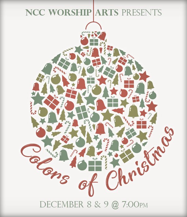 nccWorshipArts's tweet photo. Ten years of Colors!
Get your tickets for Colors of Christmas 2017 
December 8 &amp; 9 at 7pm. $12
@nechristian 
12550 S. 114th St Papillion, NE 68046 https://t.co/VYLBnDmvLm