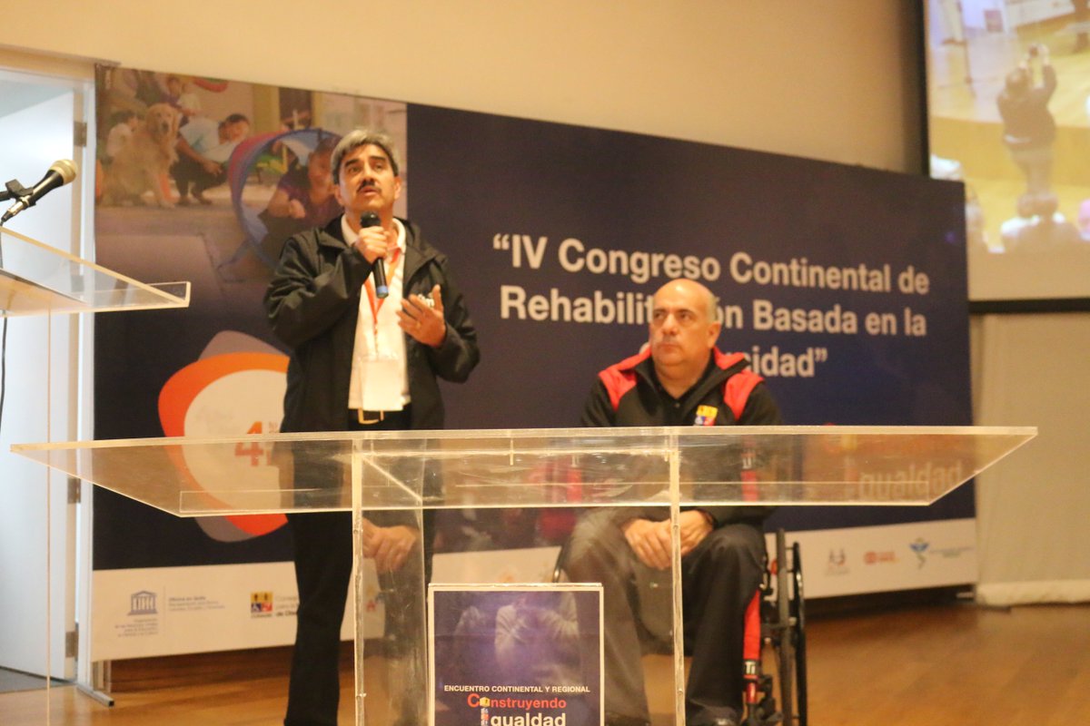 conadisecu's tweet photo. Xavier Torres, presidente @conadisecu, y Mario Mora, representante de @cbm_laro clausuran el #IVCongresoRBC. #ConstruyendoIgualdad https://t.co/yhI7aNHWV7