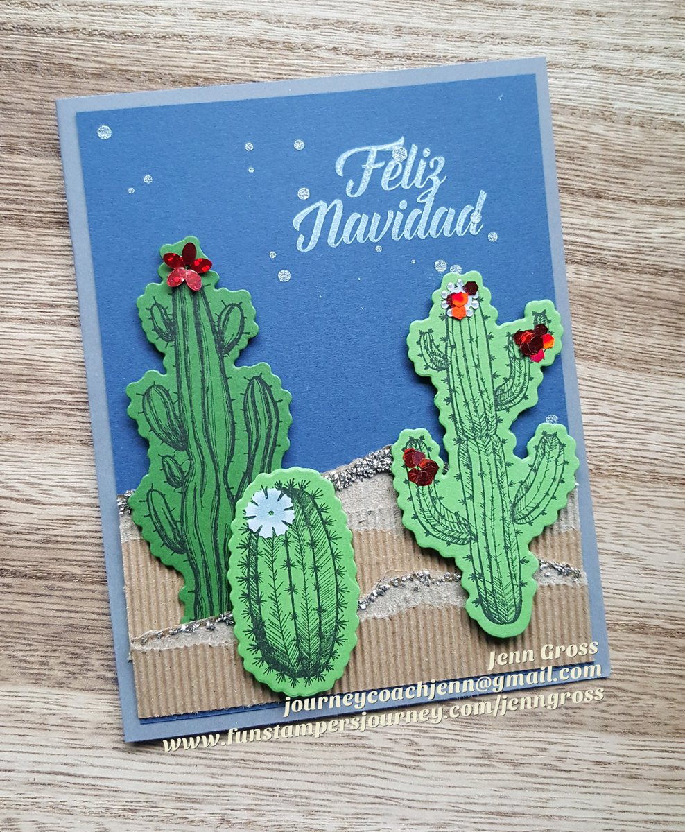 FSJourneyCoach's tweet photo. #holiday #card #catus #FunStampersJourney https://t.co/k4a5mzfTvQ
