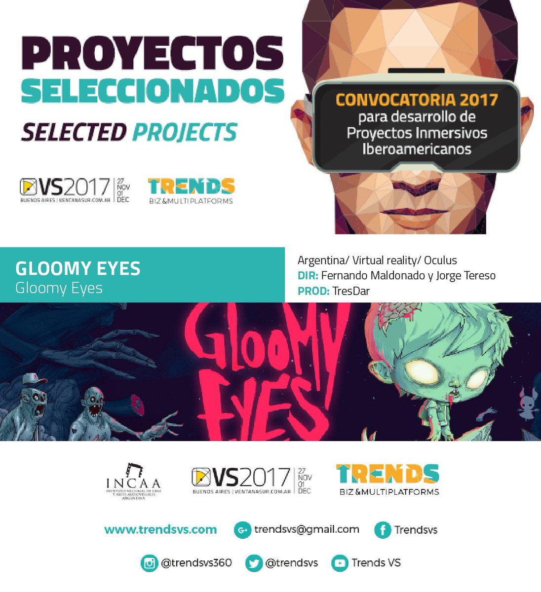 TrendsVs's tweet photo. #Trendsvs #seleccionoficial
#proyectosinmersivosiberoamericanos 
Gloomy Eyes
Argentina/ Virtual reality/ Oculus 
DIR: Fernando Maldonado y @jorgetereso 
PROD: TresDar https://t.co/gLpaygKXig