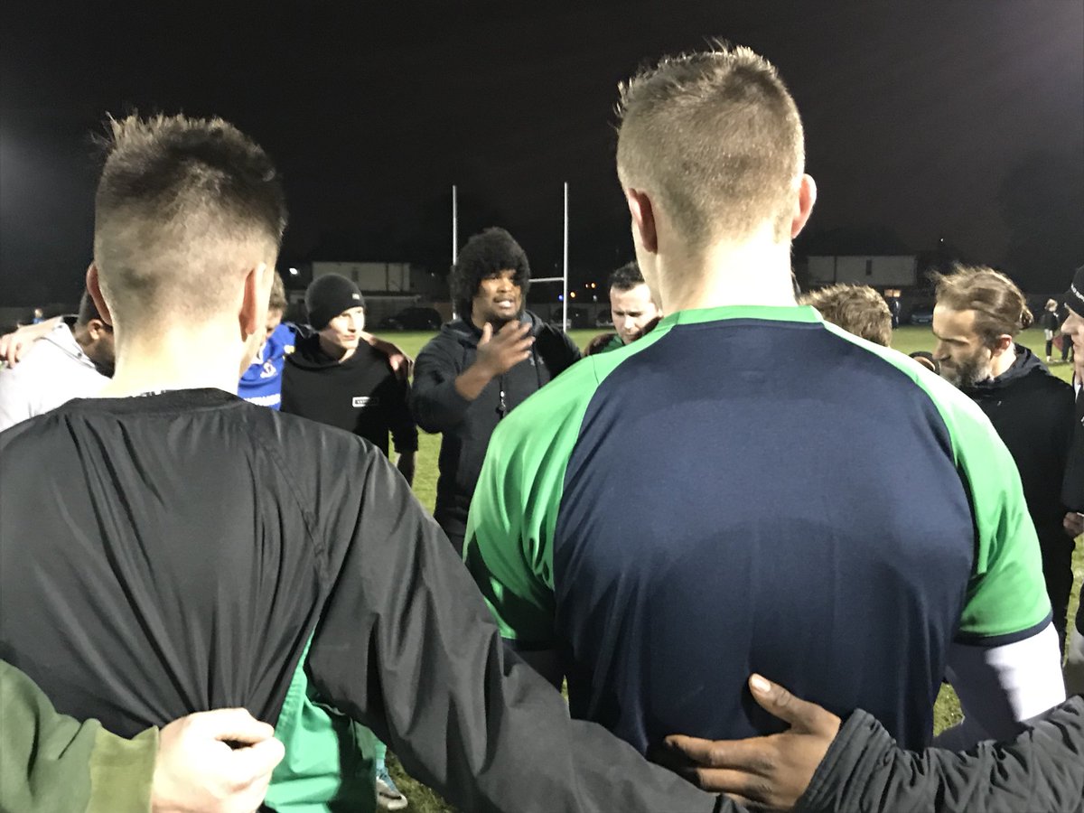 AOERFC's tweet photo. What an incredible evening at HQ! Bonus training session for the Senior Men with a @WaspsRugby star guest coach @ashj1605 - thanks for coming Ash, always welcome at Sunnybank Avenue! #123Aston https://t.co/YIxtZB84CI