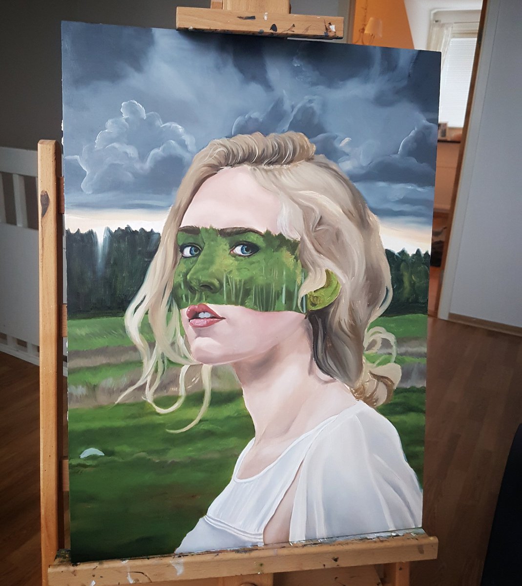 Figuring out this portrait, major #wip but I'll get there! #forestgirl