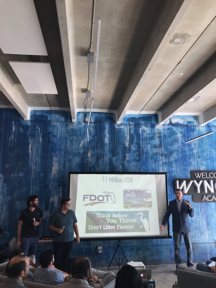 wyncode's tweet photo. C19 Pitch Day: LitterWalk with our final pitch of the morning! #MiamiTech #wyncodepitchday 💥 https://t.co/R8dFLWViMf
