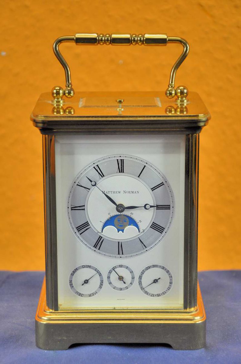 KuSeRaBerlin's tweet photo. At @KuSeRaBerlin online antique market germany #forsale #travelclock
Travel clock 1781 from Matthew Norman 8-day movement Swiss + key - with moon phase and date - very nice price 2750,00€ instead of real used price 3950,00€ - buy it now price 👉👉👉 https://t.co/642zkZVl0V 👈 https://t.co/GSvVgnZTvq