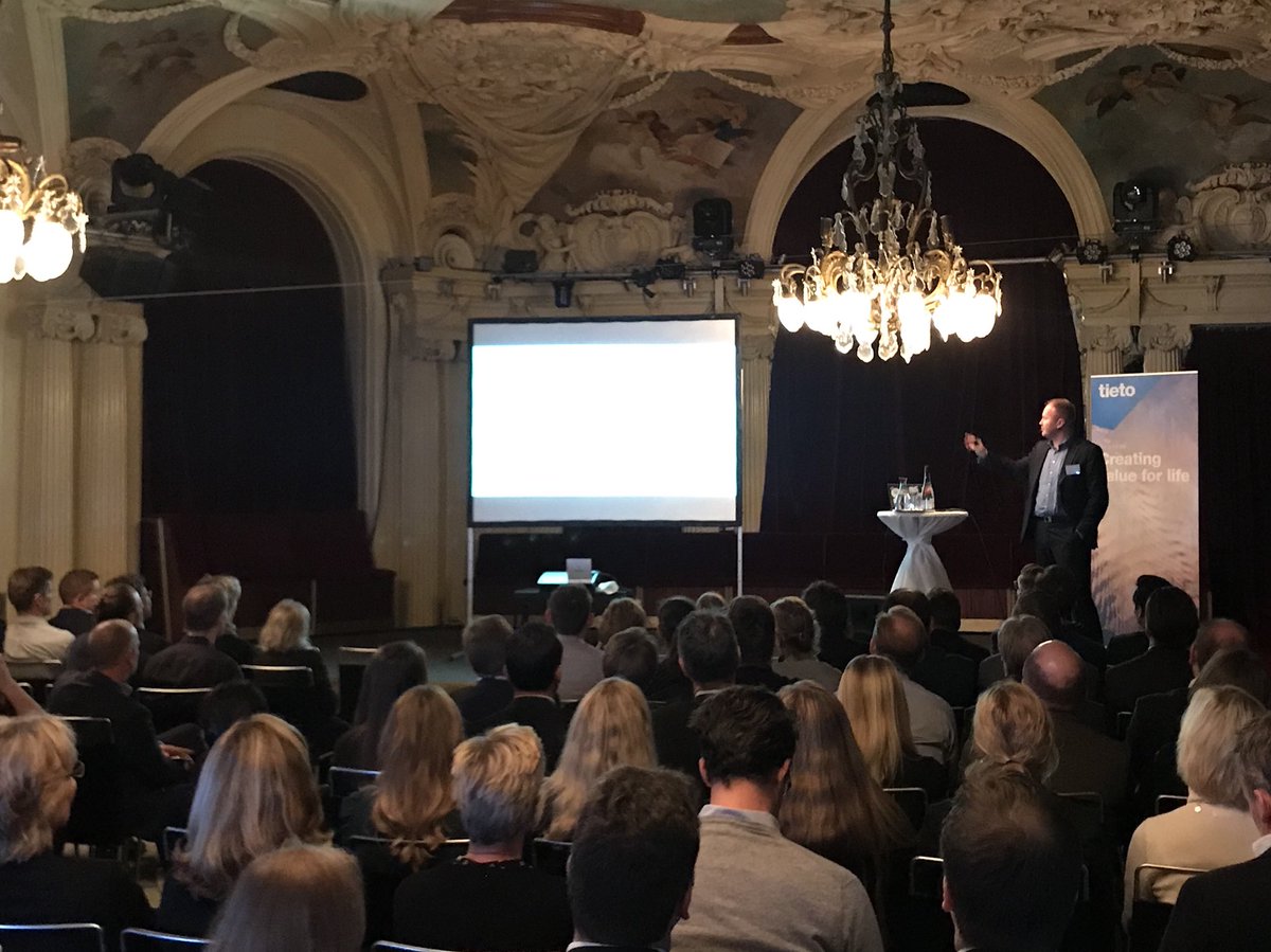 andhanss's tweet photo. Great sucess story by @aktiabank CIO Juha Volotinen at the @EmricAB release event about the first full core banking replacement in the Nordics in cooperation with @TietoCorp improving lending processes, enabling new products and decreasing IT costs https://t.co/2pYyXIMGEU