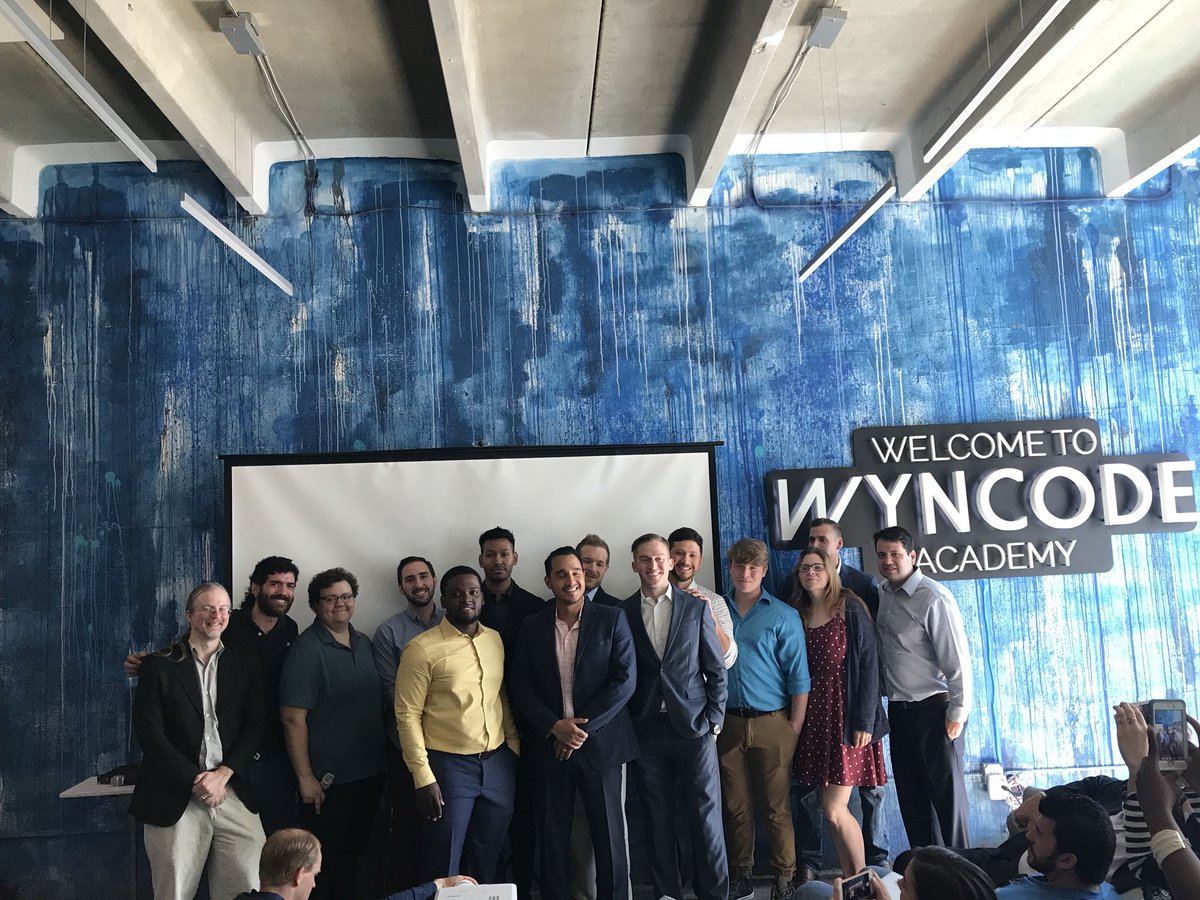 wyncode's tweet photo. C19 Pitch Day: So proud of Cohort 19! #wynfam #wyngrads #wyncodepitchday 🌟🌟🌟 https://t.co/ZOSDNpCMt9