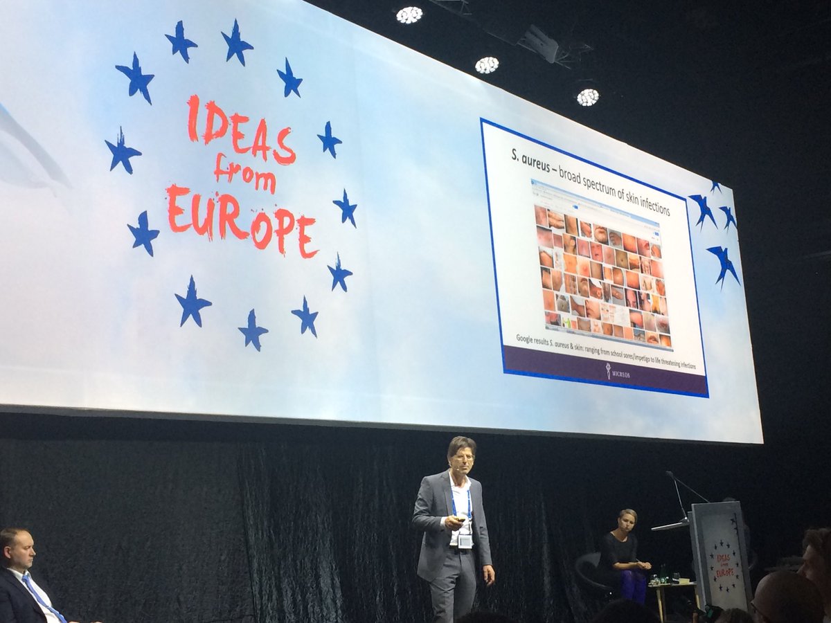 Well done <a href="/Micreos/">Micreos</a> pitching for semi finals #IdeasFromEU Reducing our dependence on anti-biotics and saving lives #SMEAssembly2017 @MinisterieEZK