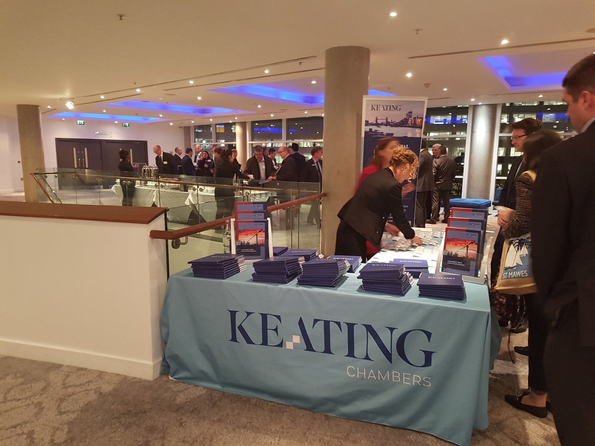 Ready for the <a href="/keatingchambers/">Keating Chambers</a> #Manchester Construction Roadshow at the Lowry Hotel.