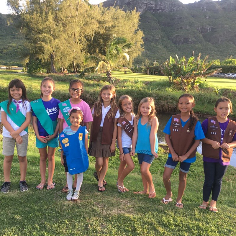 IWLA_org's tweet photo. Feeling the chill of winter weather? Enjoy our Stream Selfie of the Week from Hawaii! Thank you Girl Scout Troop 823 for adding your stream to our national map. Upload yours today at https://t.co/slpLC9Crtm. #cleanwaterchallenge https://t.co/sWZToNdOWB