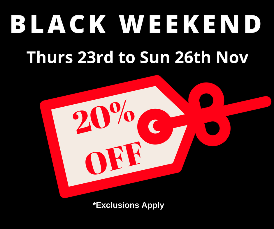 ChoiceBoutiques's tweet photo. **BLACK WEEKEND SALE** starts tomorrow Thurs 23rd Nov and runs for 4 days until Sunday 26th Nov. 20% OFF in all boutiques Nationwide (*exclusions apply) #choicestyle #blackweekend #Sales #BlackFriday2017 #blackfridayfeeling #christmasgifts #ChristmasShopping #style #fashion https://t.co/hs5y4Un47h