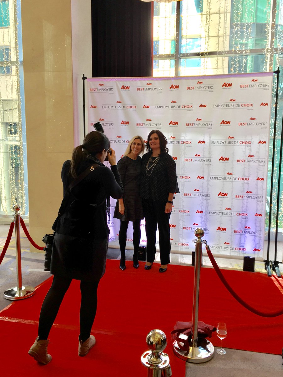 AonCanada's tweet photo. The red carpet celebration is buzzing at this year's #BestEmployersCA gala! @AllstateCanada https://t.co/00rJWMQtoS https://t.co/8UcwKESEWk