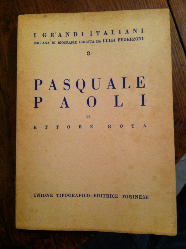 AndreFazi's tweet photo. Et une biographie de Paoli, période fasciste, pour une bouchée de pain! #ILoveSassari https://t.co/F6hfL9BAWn