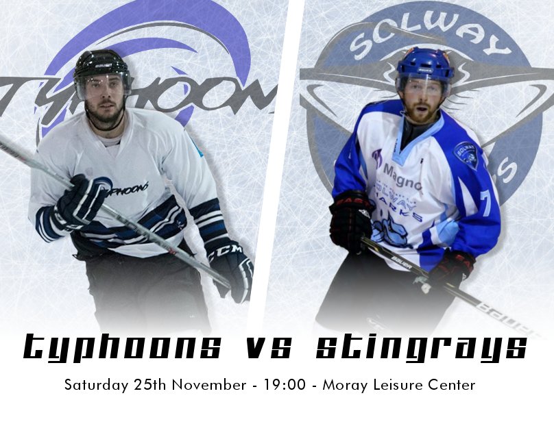 Moray_Typhoons's tweet image. After a short break ... we are back in action!!

Typhoons vs Stingrays
25th November 2017
18:00 (Doors open 17:30)
Moray Leisure Centre

£7 Adults I 16-12yr £5 I 11-5yrs £3 I  u5 free I Students with ID cards £5

#letsgotyphoons #trythesnl #hockeynight #elgin #moray