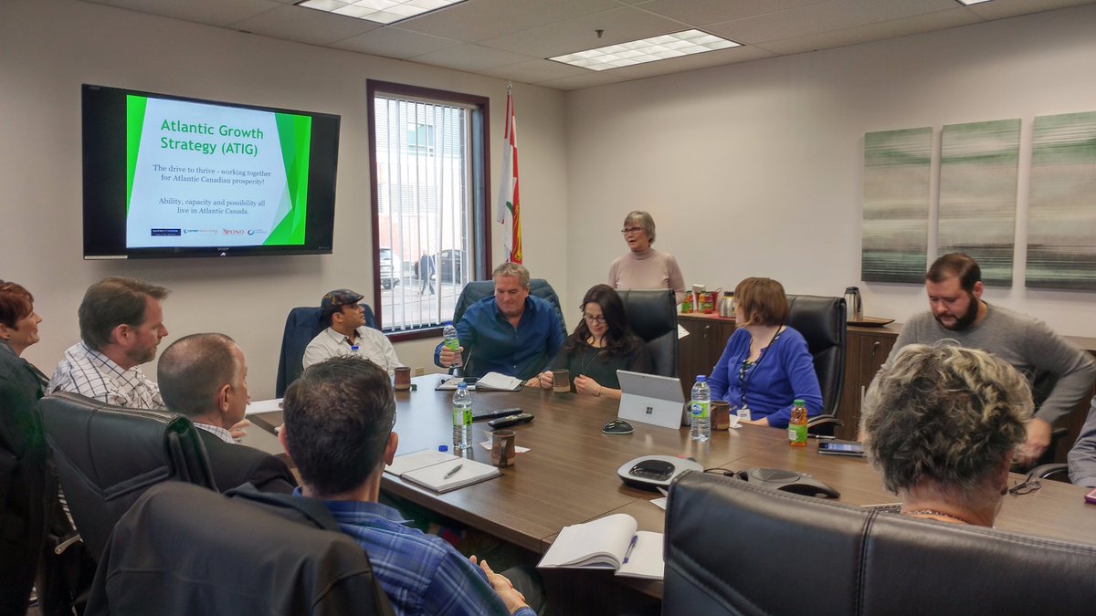 CapstonePS's tweet image. 100% participation in our roundtable discussion in PEI! 12 companies came to the table to talk about the future of ICT export strategy.