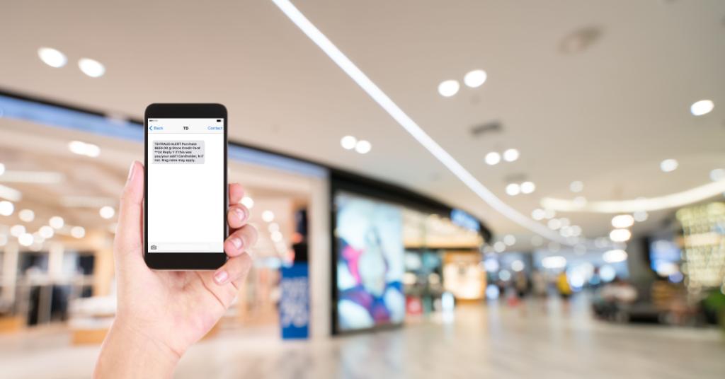 TD_Canada's tweet photo. Instant alerts. Added convenience. Receive TD Fraud Alerts to your mobile phone alerting you about possible suspicious activity on your TD Credit Card. Learn more: https://t.co/xnwLX84Y57 https://t.co/EZK1njjgpp