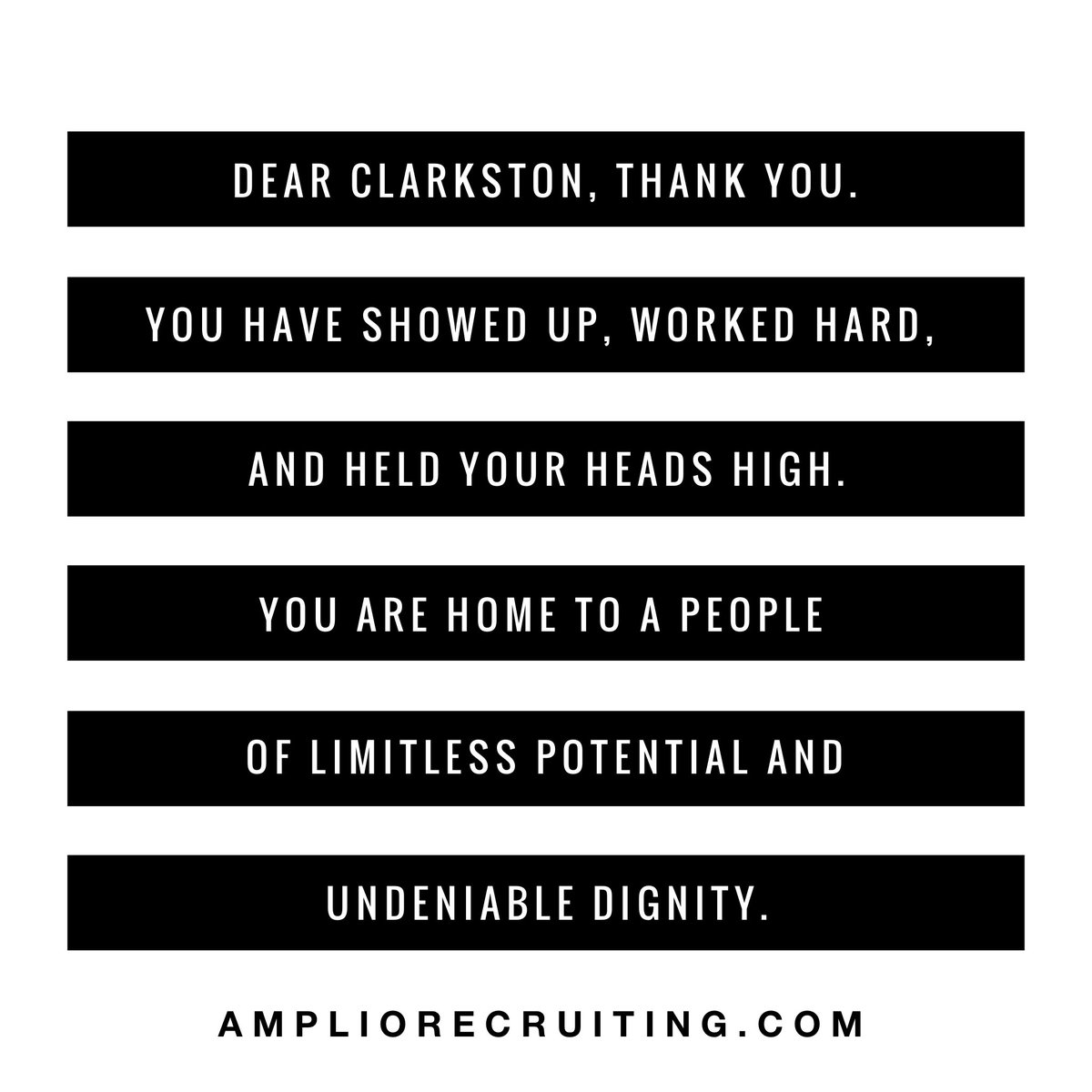 amplio_recruit's tweet photo. Read the rest of CEO Chris Chancey's open letter to Clarkston over at the blog: https://t.co/6FsZLp1MiS #ForClarkston #refugeeworkforce #wewelcomerefugees #thankyou https://t.co/neZxyig0Yo
