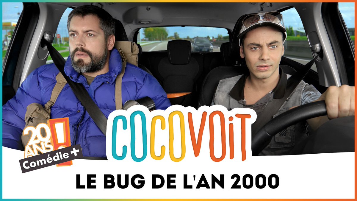 sympacool_'s tweet photo. Cocovoit - Le bug de l'an 2000 avec @nicolasberno (on a flippé à l'époque on va pas se cacher)
https://t.co/Me6aO8dSSs
#cocovoit #1999 #bug2000 #20ans @Comedie_plus https://t.co/blONw8bVnv