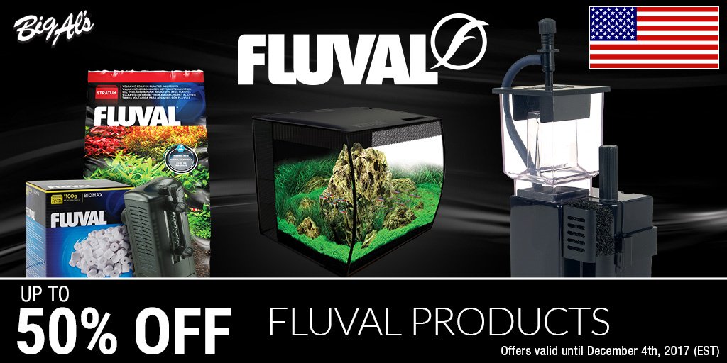 BigAls_Pets's tweet photo. Up to 50% off Fluval Products! #BlackFriday #Aqueon #Sale #Deals #Fish #Aquarium #Follow #BigAls #BringUsHome #KeepOnTankin https://t.co/9IIhS5FBxV