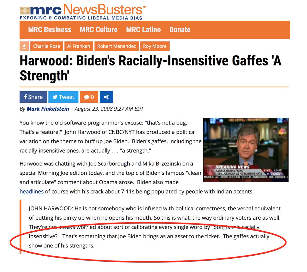 The media heavily scrutinizes Trump whenever it doesn't like a statement he's made that could be deemed as racially insensitive. When Joe Biden used to make constant racially insensitive remarks, outlets like  @Slate,  @dailykos, &  @MSNBC practically encouraged Biden's racist ways.