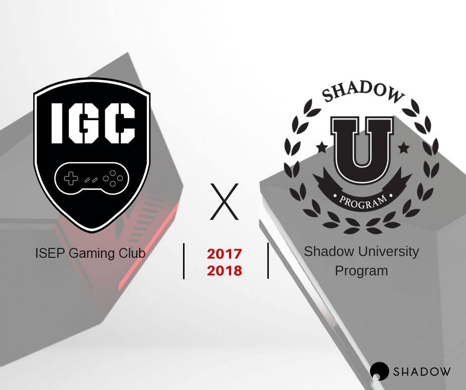IsepGamingClub's tweet photo. [ANNONCE] C'est avec un grand plaisir que nous intégrons le #ShadowUniversityProgram !! Merci beaucoup à @Shadow_France pour l'opportunité et le superbe accueil samedi dernier. Dès le 16 décembre prochain pour l'IGL #3, vous pourrez venir tester le #PCduFutur https://t.co/2lvBJ3IK1W