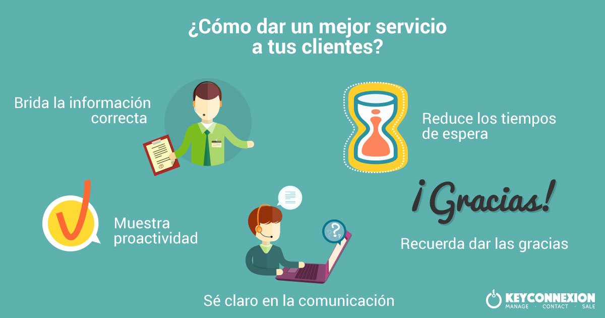 KeyConnexionLAT's tweet photo. Te damos 5 consejos para brindar un mejor servicio a tus clientes. https://t.co/t6A8TOc9oe