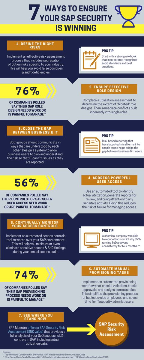 IntlCtrlFreaks's tweet photo. Stay winning with your SAP Security by checking out our new infographic. https://t.co/YSlr0d2AXC https://t.co/uABesEihCi