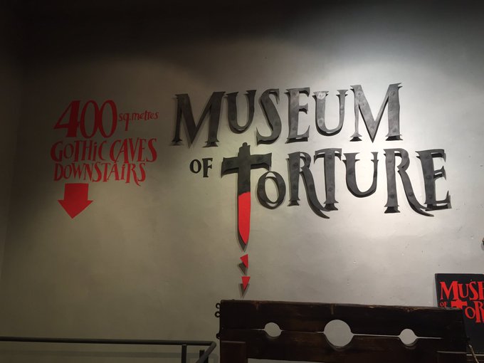 Torture museum! Tourist-y but hilarious and fun. https://t.co/tq2YZNo7PB<a href="/tag/asswednesday"class="tags"><span>#asswednesday</span></a>