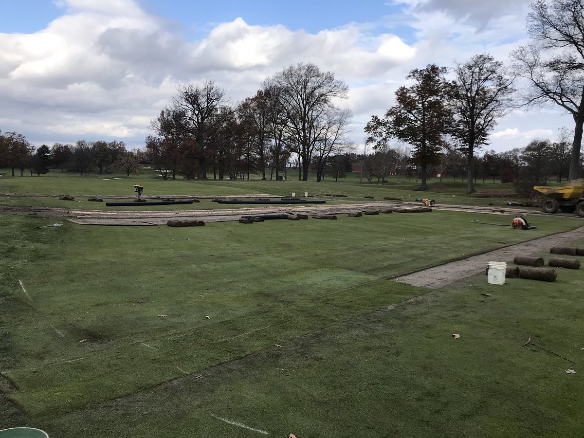 CBCC_Grounds's tweet photo. One thing is for sure.....you can never have enough drainage.  #turf101 #gcsanj https://t.co/MisoErhJD4