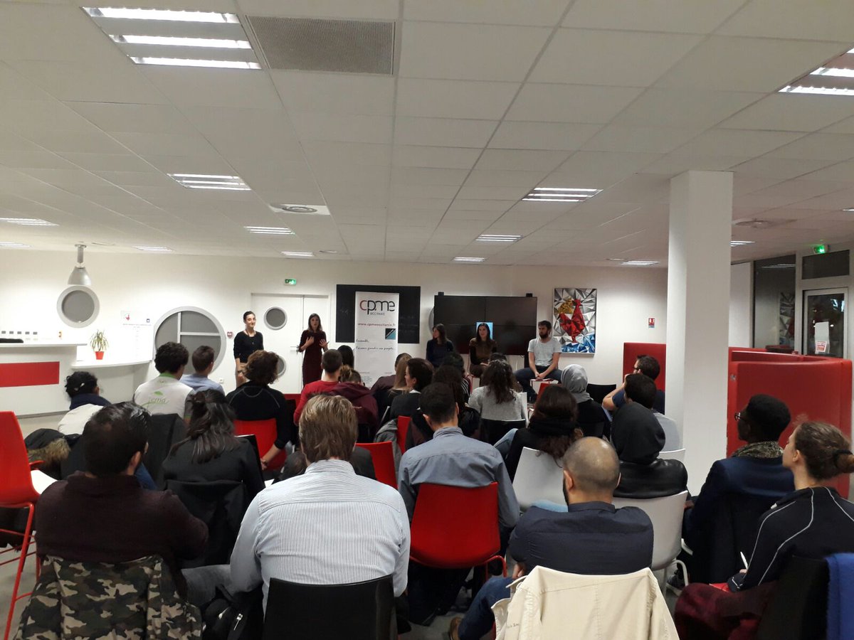 _Anais3's tweet photo. La @CPMEoccitanie lance avec @pepite_lr la 1ere édition des rencontres "Générations d'Entrepreneurs" ! Avec @AlxKsm  @Muriel_Fournier et Olivia Liesse #Entrepreneur #afterwork #EtudiantsEntrepreneurs cc @Mtp_FrenchTech https://t.co/E5Otlm9FXQ