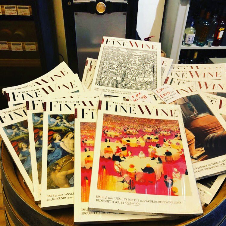 <a href="/thegoodwineshop/">The Good Wine Shop</a> in Chiswick currently stocking current and some back issues of <a href="/worldoffinewine/">World of Fine Wine</a> -A perfect read with a fine bottle of wine!