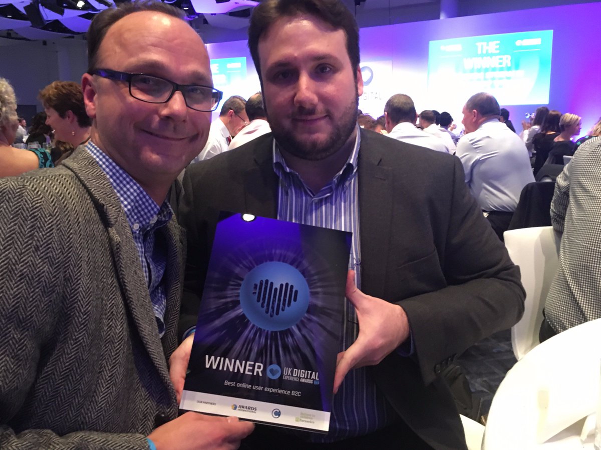 FoundIt_tm's tweet photo. Massive congrats in order to Team FoundIt! and our fab client @AmaraLiving on winning best online #UserExperience at the #UKDXAwards https://t.co/oJchF4zT6u