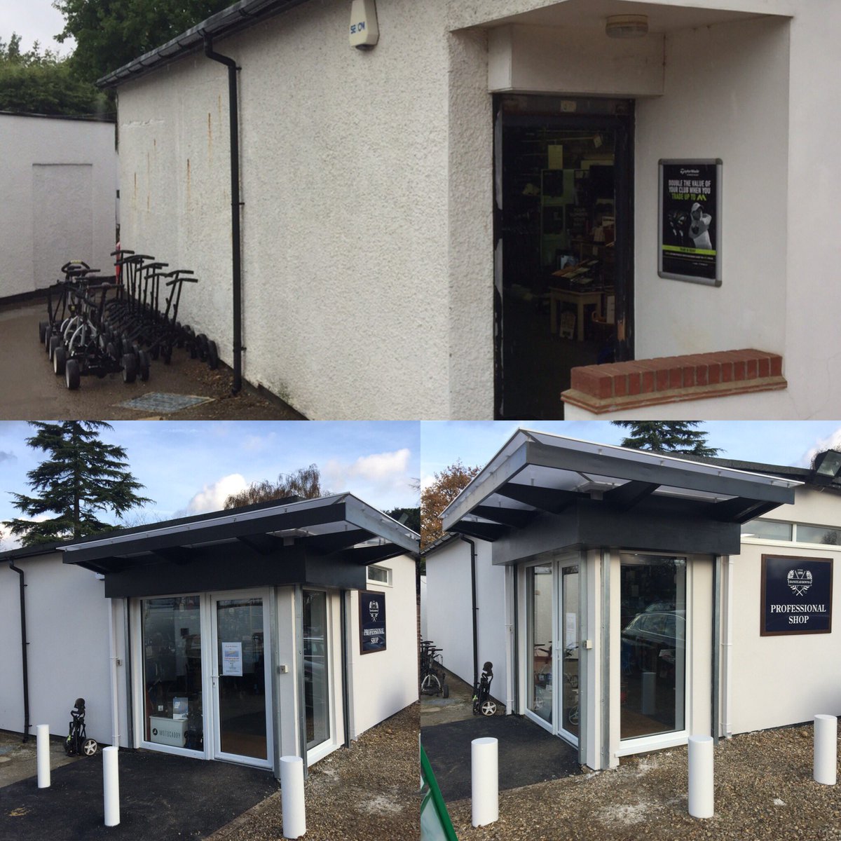 Before and after pro shop improvement <a href="/bansteadgolf/">Banstead Downs Golf</a> <a href="/foremoststeve/">Steve Bird</a> @Foremostgolf <a href="/steveplanegolf/">Stephen Plane</a>