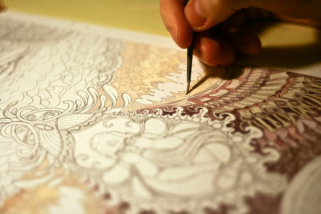Kapeillustratio's tweet photo. #Coloring the exterior spread form #Triptonus' #Sprout #EP.
#albumdesign #albumcover #illustration #art #artwork #drawing #artist #illustrator #artistsontwitter #psychedelic #stoner #rockalbum https://t.co/vAonW5TCql