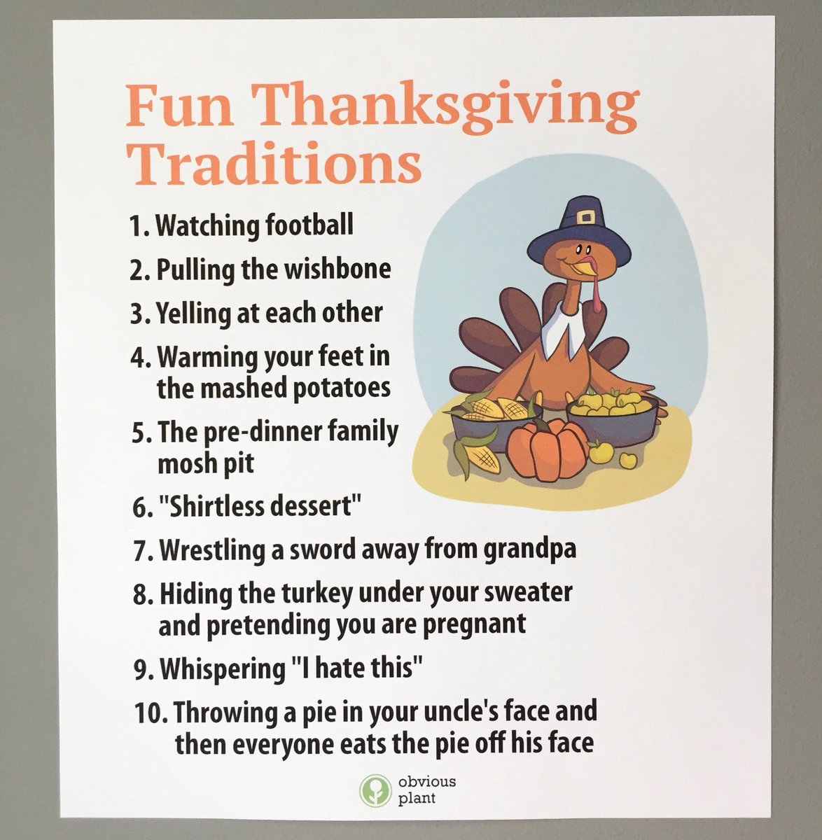 Thanksgiving Traditions