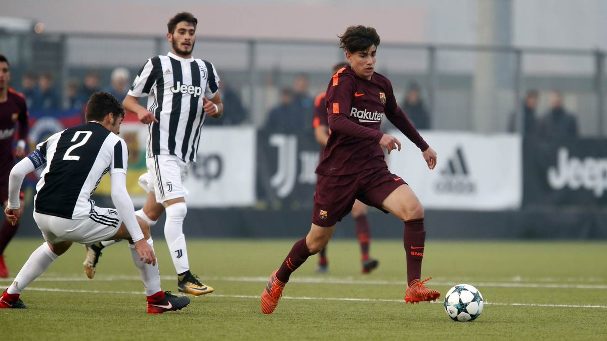 FCBmasia's tweet photo. 📷 Les millors imatges del triomf culer (0-1) / El @JuventusFCYouth- @FCBmasia, en imágenes https://t.co/BxvW58omJS #JuveBarça 🏆 #UYL https://t.co/OprsD7MXHT