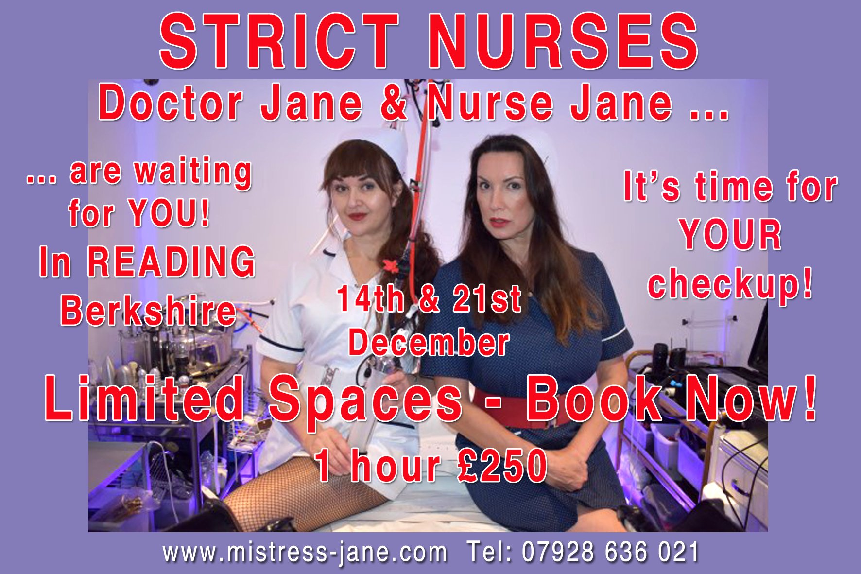 MISTRESSJANEUK Dominatrix Berkshire on Twitter: "🔶🔶Are you due a physical examination