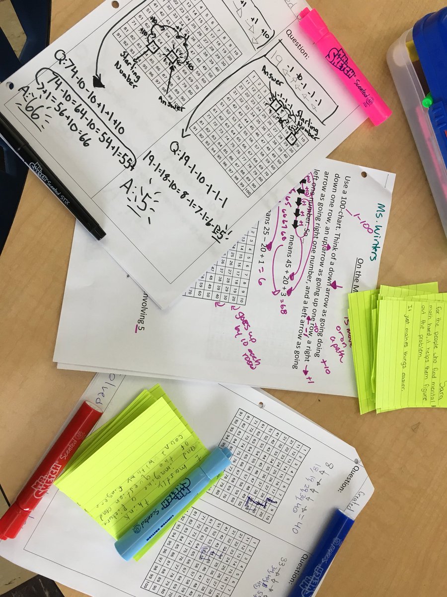 CathyAnnWinters's tweet photo. Connecting reading strategies used in ELA to strategies used in Math @frontenacLRSD #fabulousgrade7&8s #makingourthinkingvisible https://t.co/3qEU6oUZME