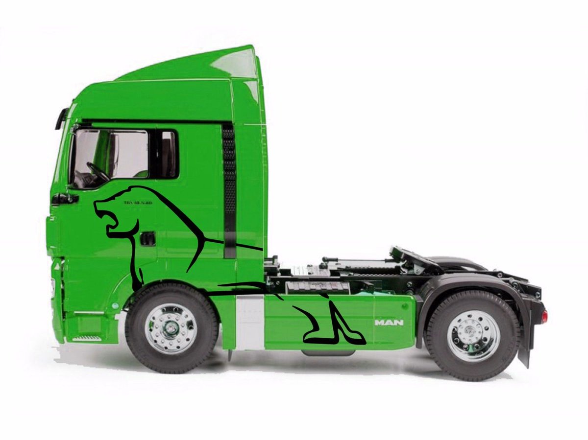 28hgraphics's tweet image. These 1/14 scale MAN &apos;Angry Lion&apos; vinyl stickers are proving popular, available in a range of colours - £8.50 inc P&amp;amp;P (UK)