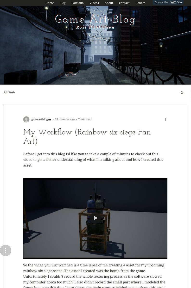 GameArtBlog's tweet photo. Link in bio for new #gamedev blog post on #3dart for my #rainbowsixsiege fan art breakdown. https://t.co/HdOvnsc6pj