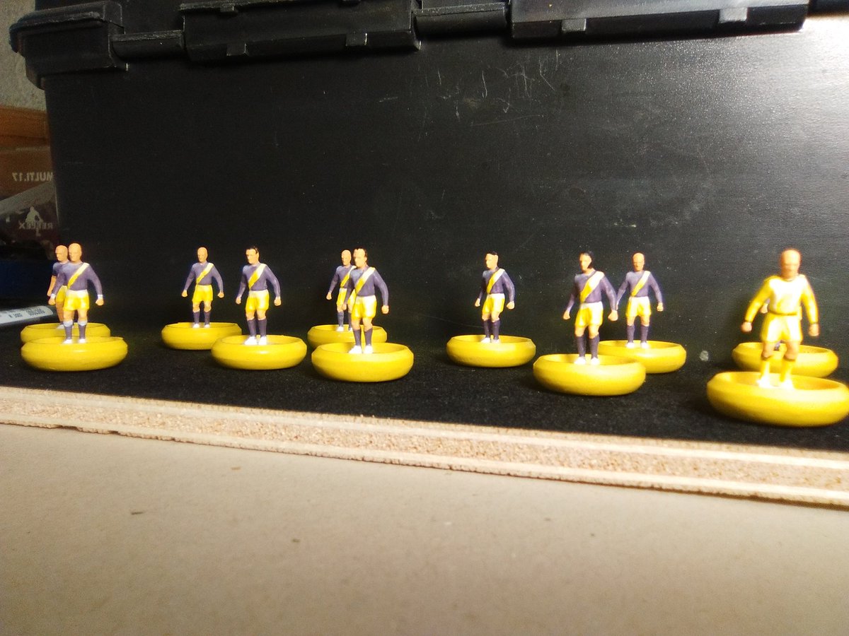 Papipainter return. #subbuteo para la copa de España. Histórico Sporting Torrejón. En proceso 70%
