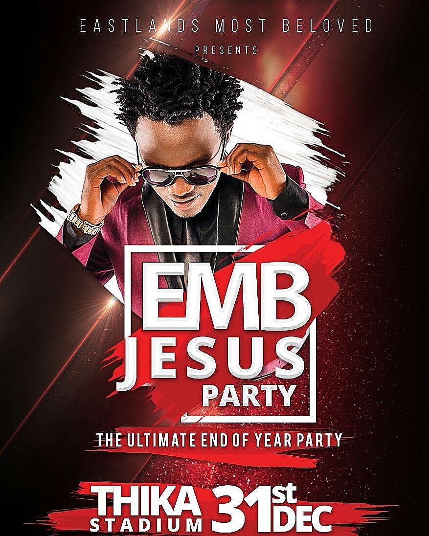 BahatiKenya's tweet photo. On a Mission to Fill Up Thika Stadium This #December31st Here to Inspire my generation #EMBJesusParty 🔥 #TujazeThikaStadium https://t.co/Rh3lAEoVRR