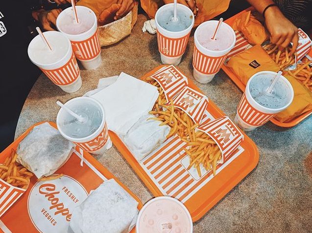 Whataburger's tweet photo. Just practicing for tomorrow... https://t.co/7X9QoOpk59
