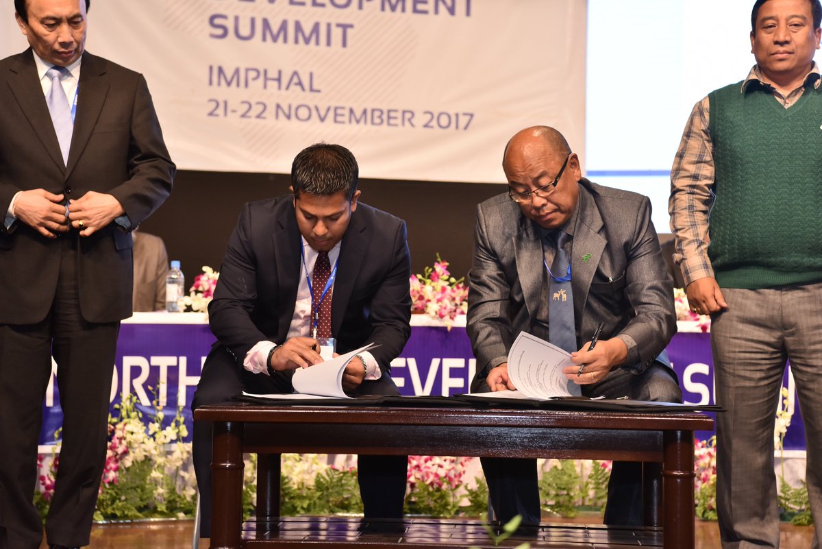 Habib_M_C's tweet photo. The #FirstOfficialMOU signing #AgarwoodBusiness #AgarwoodManipur #AgarwoodNorthEastIndia b/w #SoukthavyChowdhury #ViceChairman #HSMMGroup #PublicPrivatePartnership #PPP with #ThounaojamShyamkumarSingh #ForestMinisterManipur #ForestDepartmentManipur #GovtofManipur #NEDS https://t.co/TcGWJ6ViVh