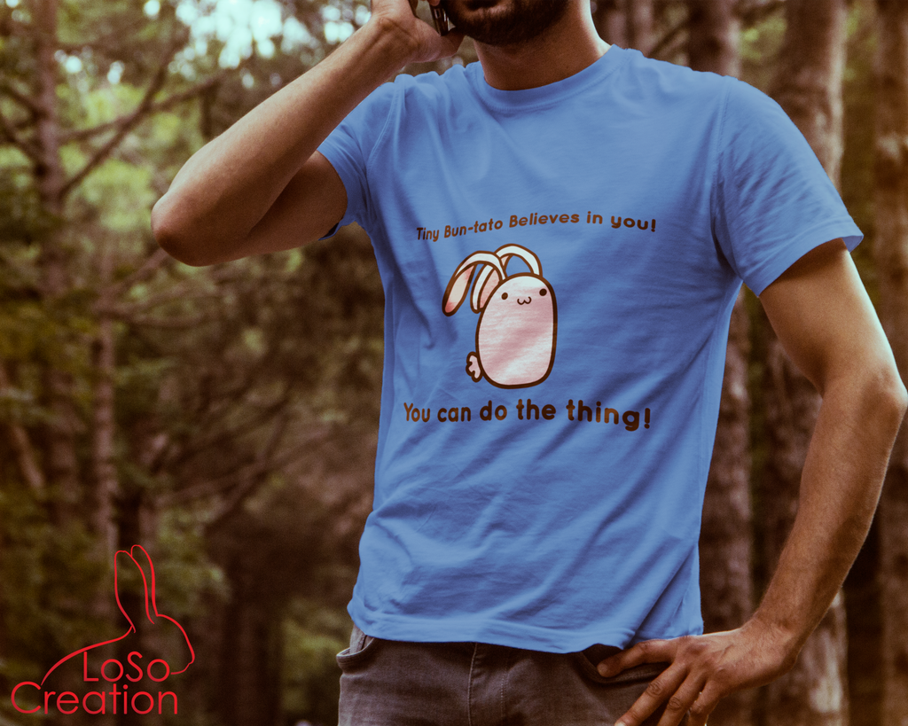 LoSocreation's tweet photo. #motivationalmemes We know that the holidays aren't always the happiest for everyone. But Bun-tato believes in you! You can do the thing!
#loso #smallbusiness #screenprining #tinypotato #meme #design #graphicdesign #silly #holidays #goodvibes #yougothtis #youareamazing https://t.co/tuTd0qiMfN