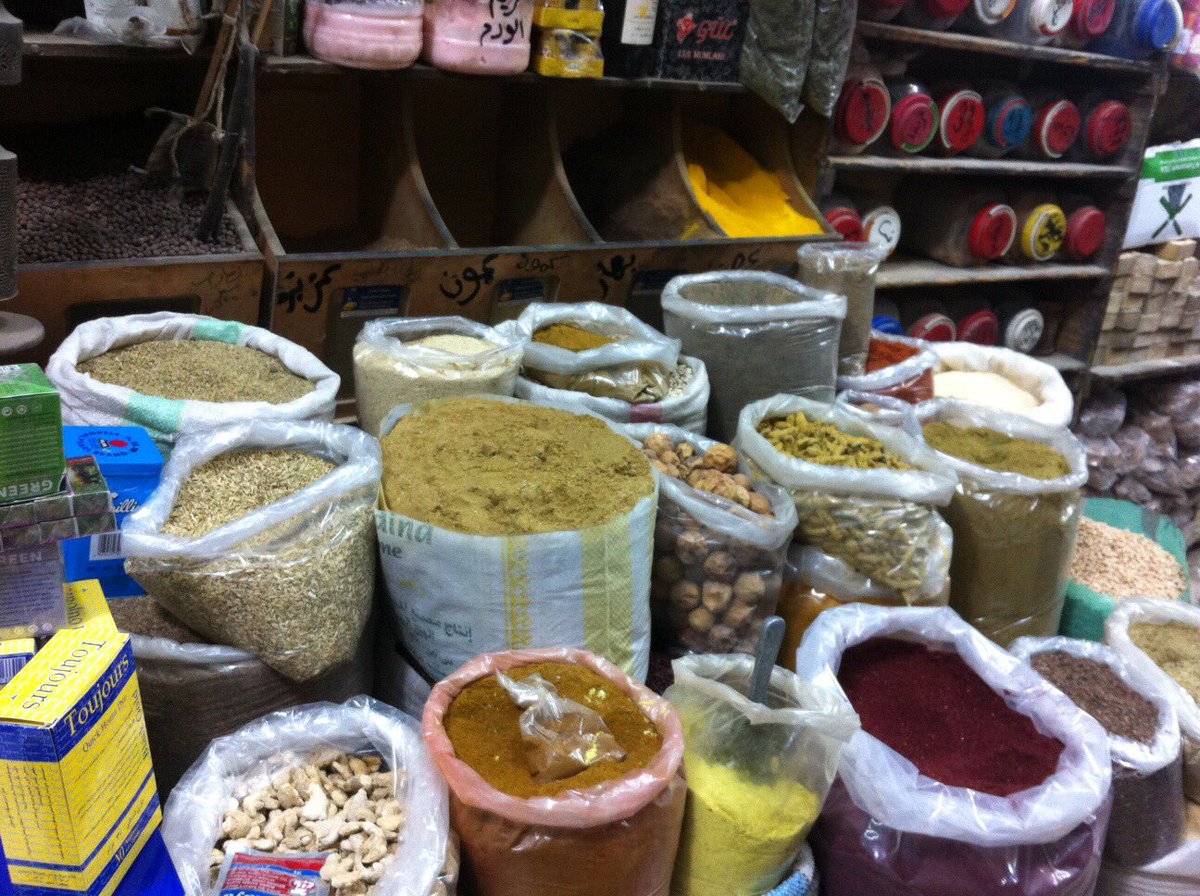 SeeMyRaqqa's tweet photo. #Apothecary or #herbs and #species shops are the pillars of every old #Syrianmarket and the old market of #Raqqa is no exception. It has many of them!
#oldbutgold #HealthyLiving #oldsyria #Syria https://t.co/pFy2pWZaC6