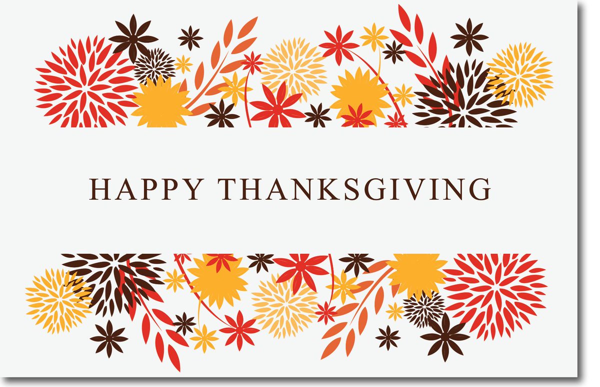 #HappyThanksgiving! We hope everyone has a safe and happy holiday!