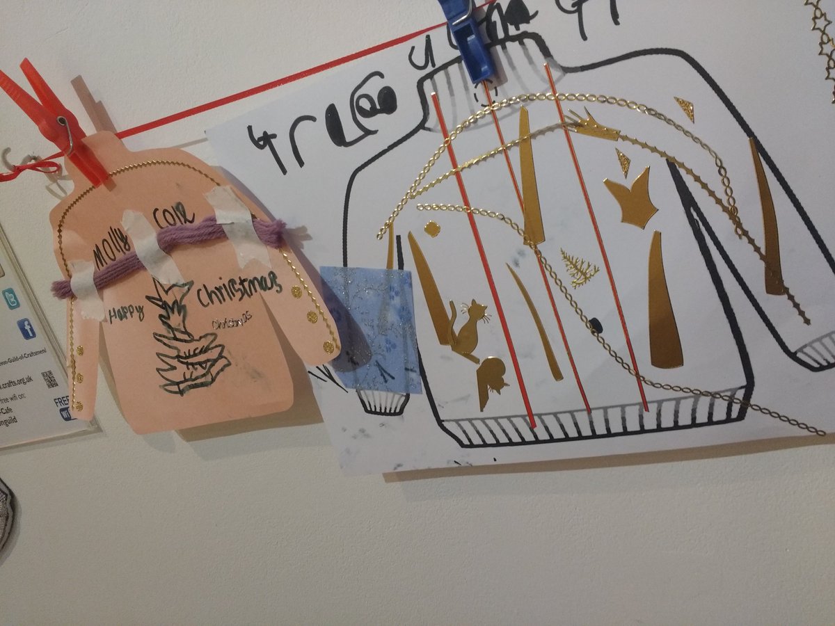 BoveyParadiso's tweet photo. Christmas jumpers done @devonguild
Art work by my children :)
#make2017
#christmasjumpers #festivefun https://t.co/Q4JdxSdpJ0
